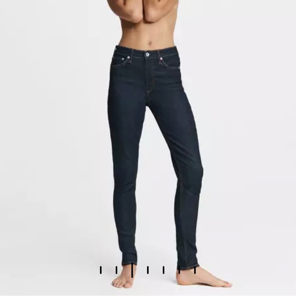 Size 39 Rag & Bone New York Standard Issue Fit 1, skinny leg.